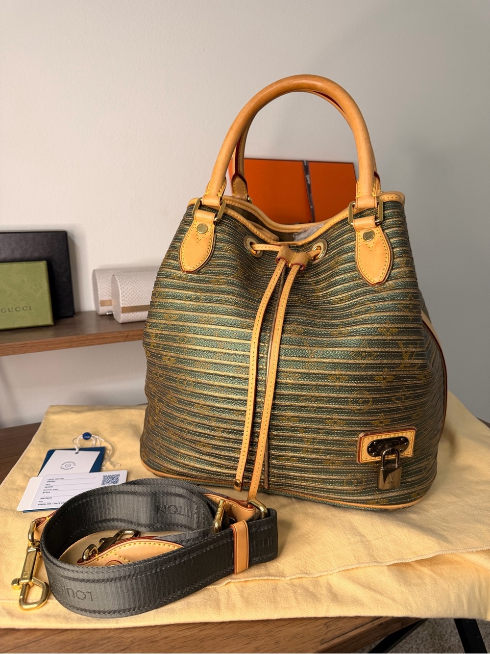 AUTHENTIC - Louis Vuitton Limited Edition Monogram Eden Neo Shoulder Bag